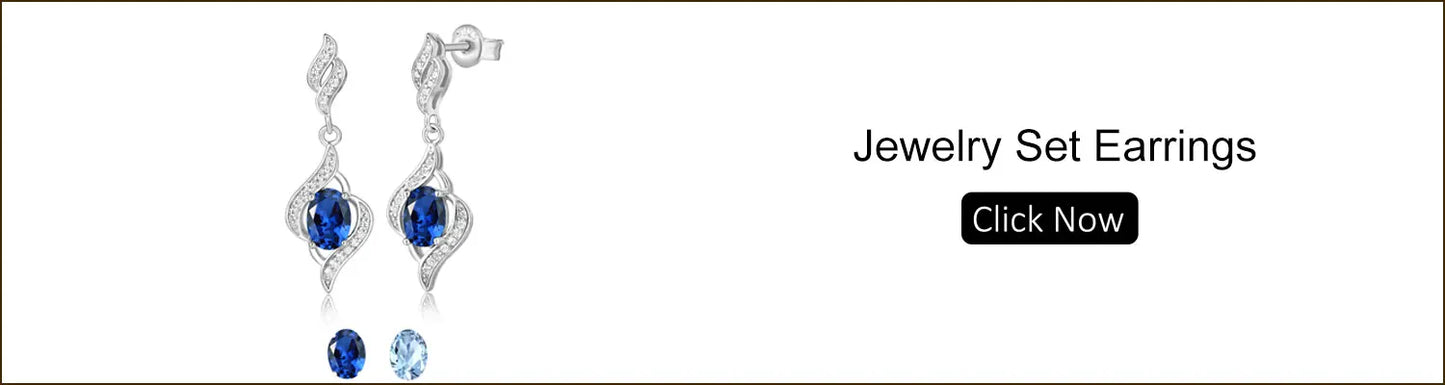 Potiy Oval Created Blue Sapphire 925 Silver Ring