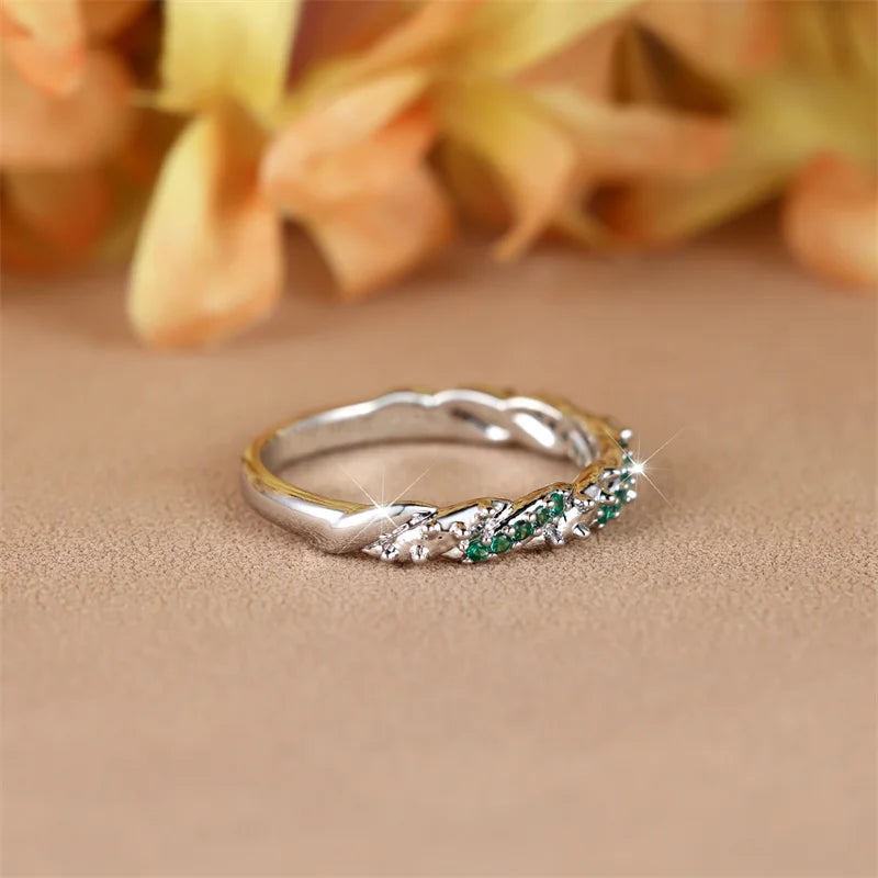 “Daily Party Silver Ring