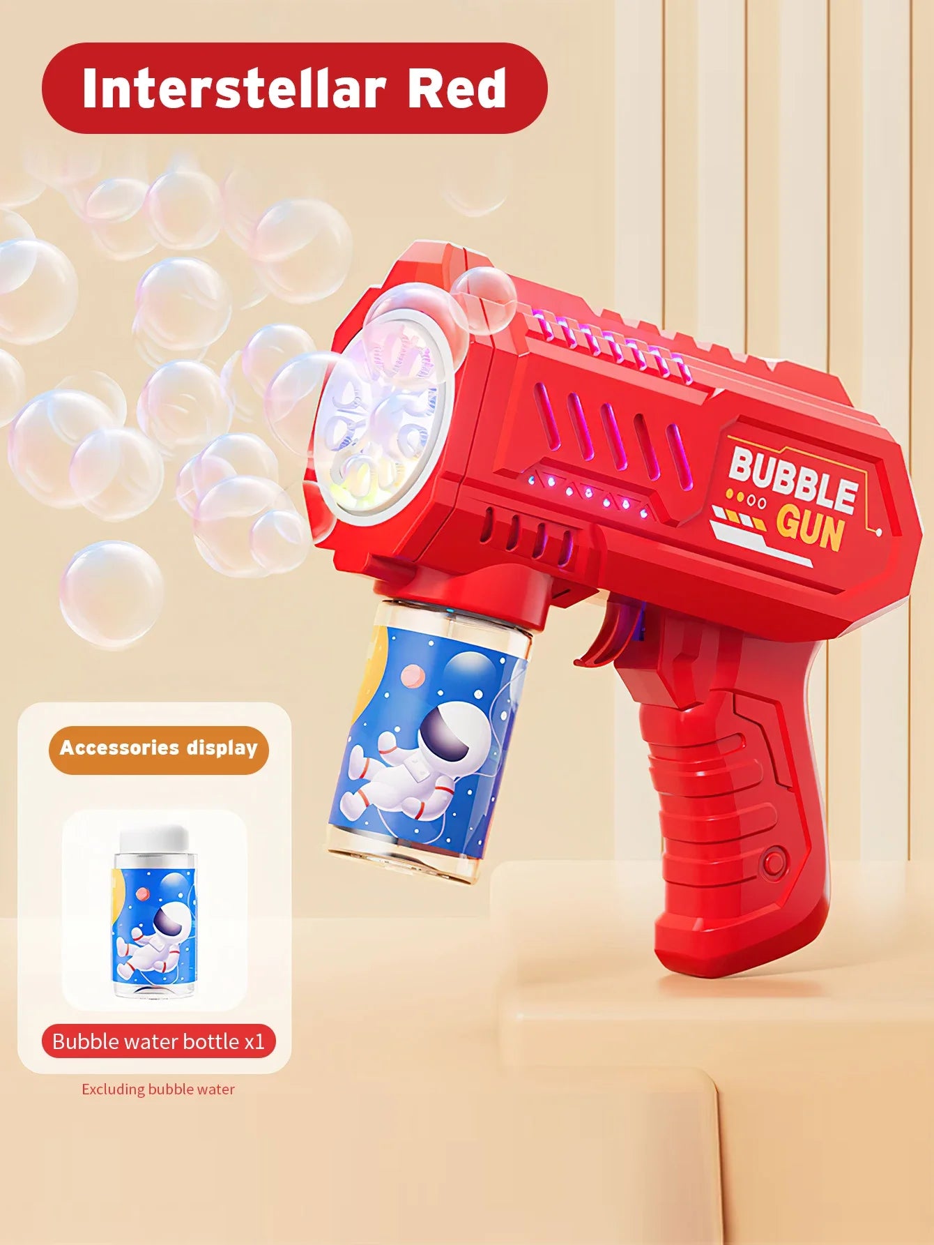 Automatic Bubble Gun – Rocket Bubble Machine for Kids