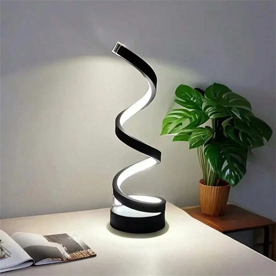 Touch Control Spiral Bedside Lamp