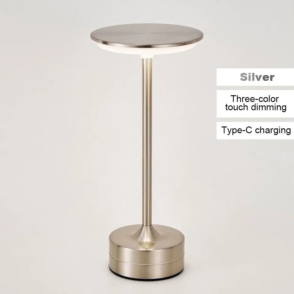 LED Table Lamp with Touch Sensor, USB Rechargeable