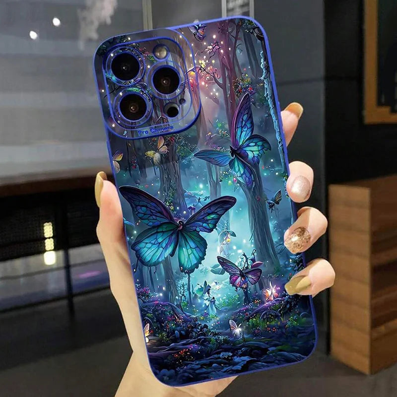 Glow In The Dark Butterfly Cover – iPhone