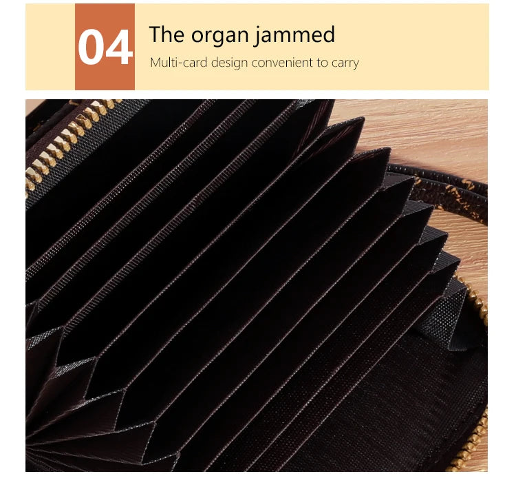 Women’s Short Wallet with Wrist Strap & Coin Clip