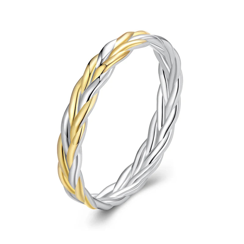 Braided Sterling Silver Ring