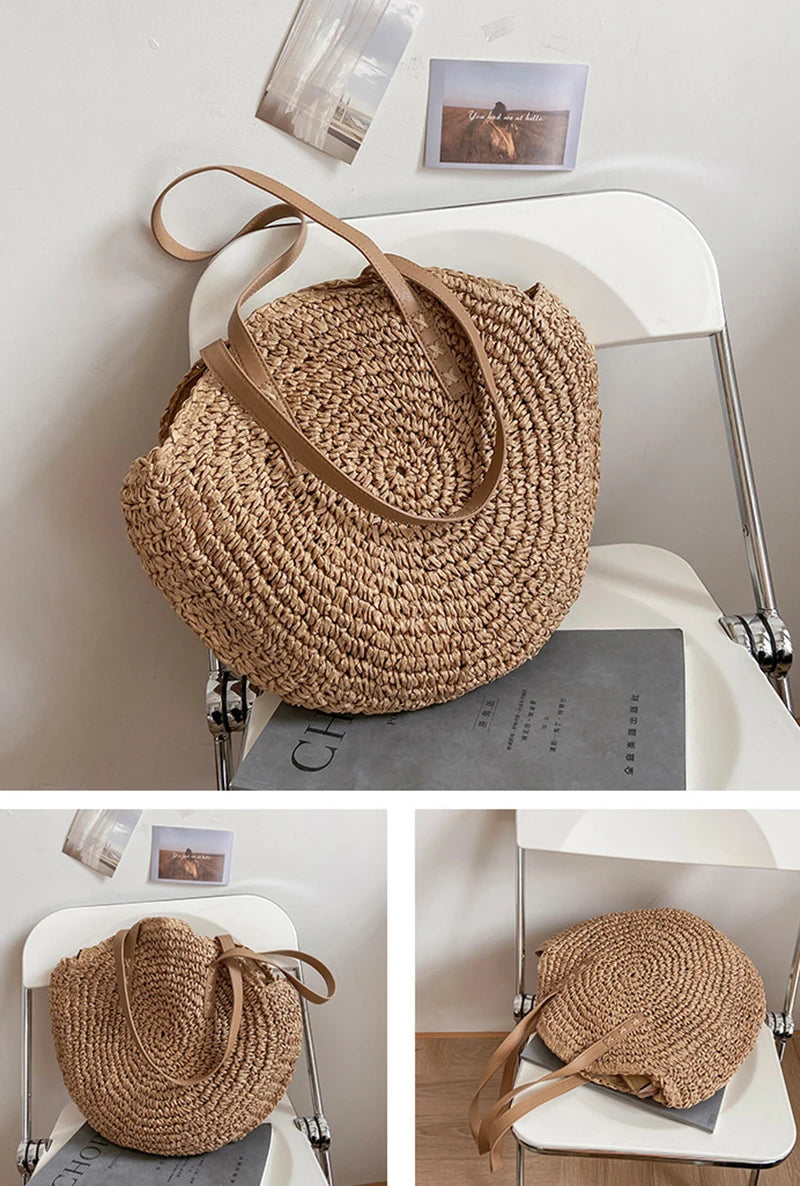 Handmade Woven Beach Tote