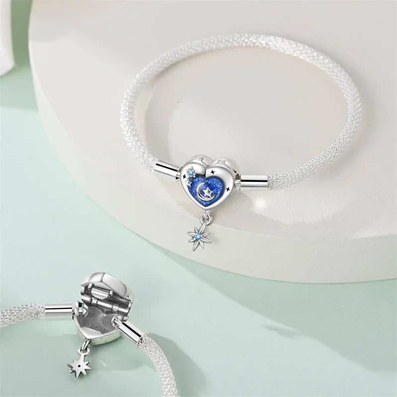 925 Sterling Silver Charm Bracelet for Women”