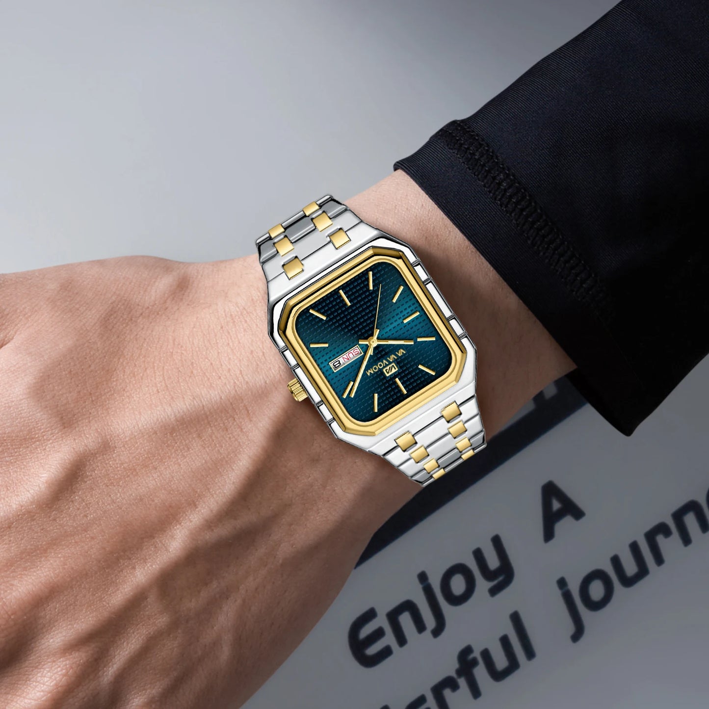 Luxury Men's Dual Calendar Watch