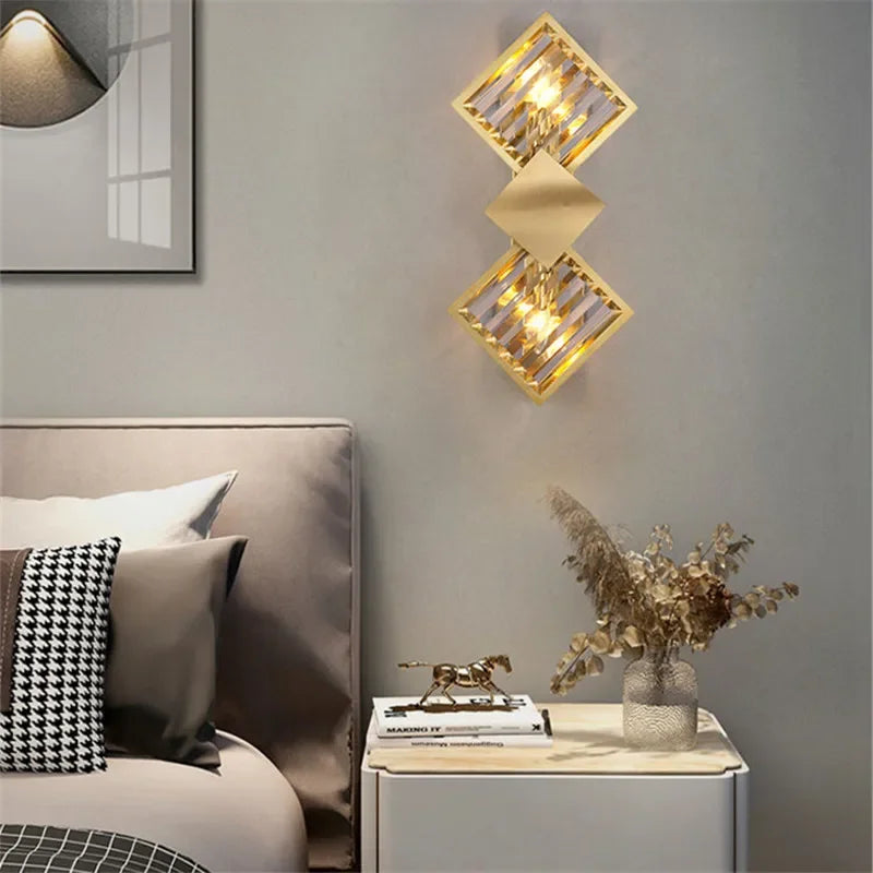 Modern Luxury Crystal Wall Lamp