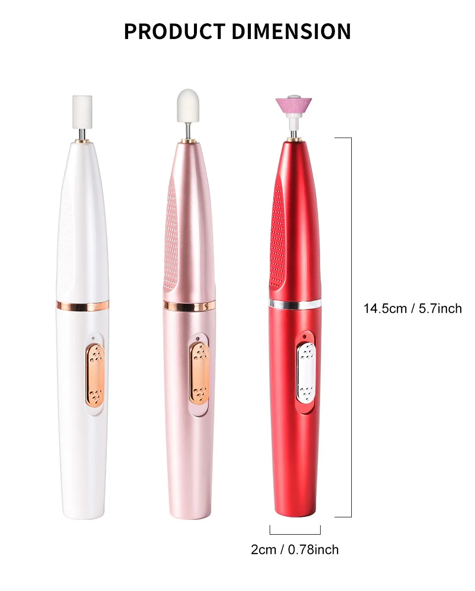 Professional Electric Nail Drill – Rechargeable Manicure Kit