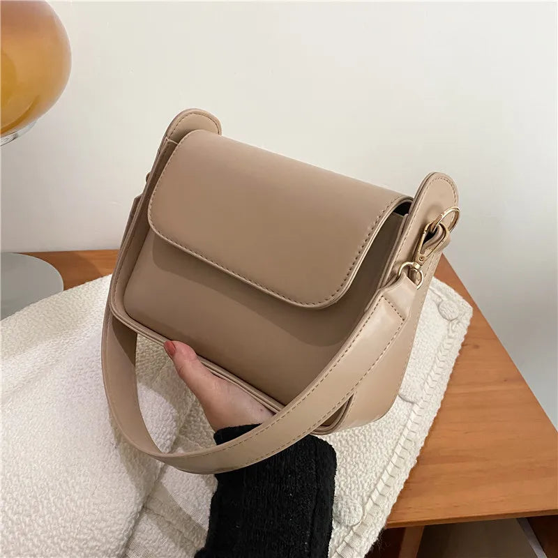 Trendy PU Flap Shoulder Bag