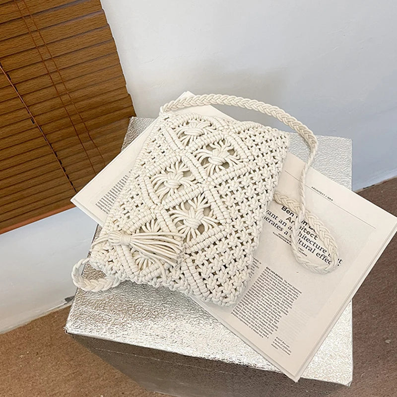 Straw Woven Crossbody Bag
