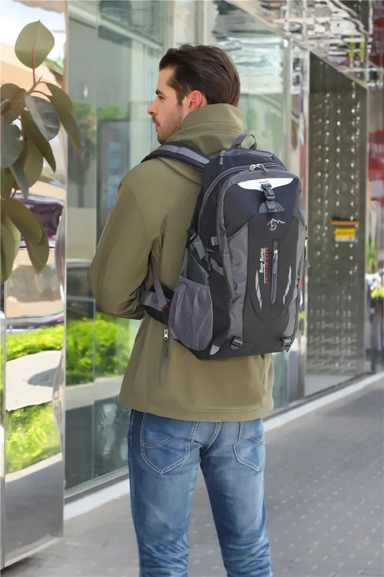 Men’s Waterproof Nylon Travel & Laptop Backpack