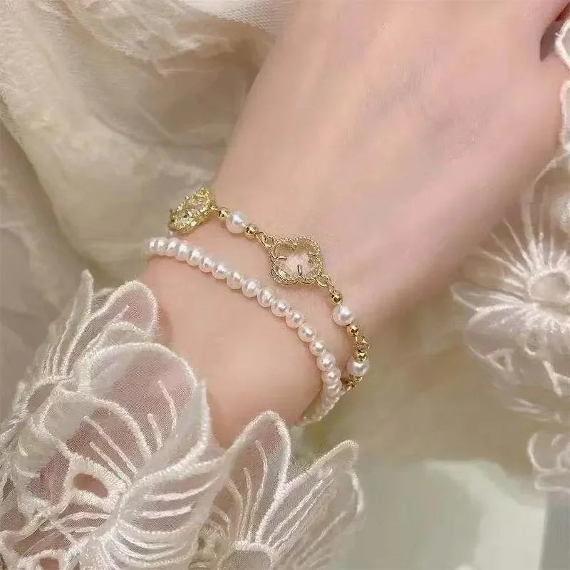 “Gold Stainless Steel Star Bracelet”