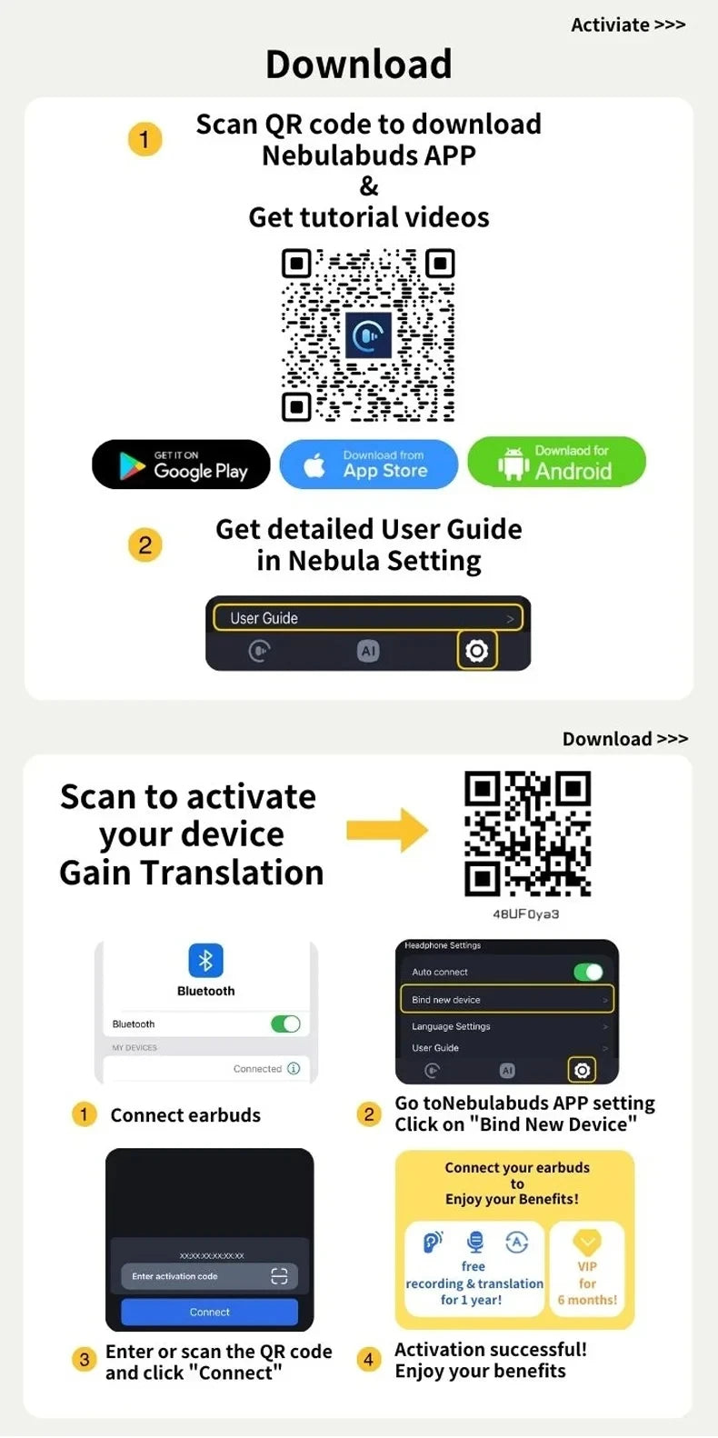 AI Translate Earbuds
