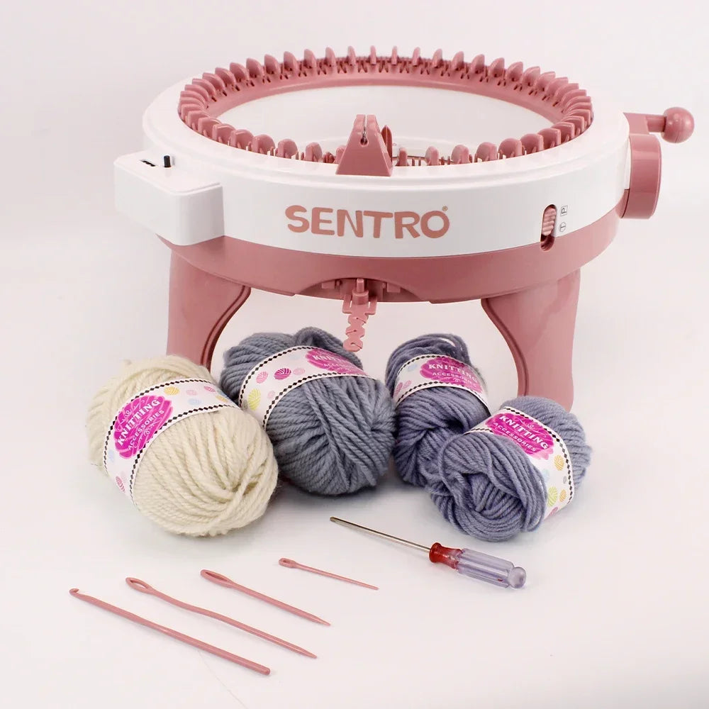 Sentro Hand Knitting Machine Kit – 22/40/48 Needles with Row Counter