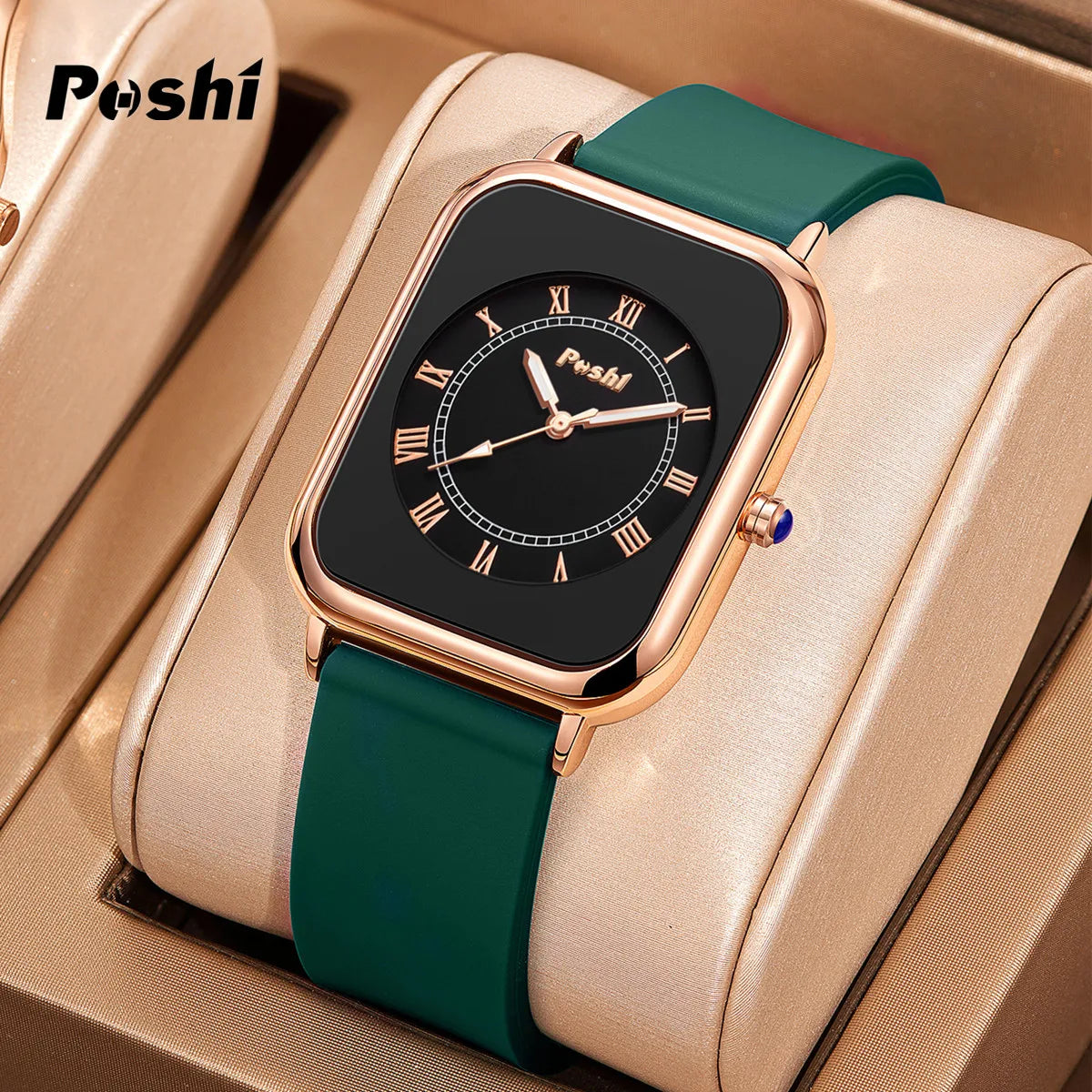 POSHI Fashion Women's Silicone Quartz Watch