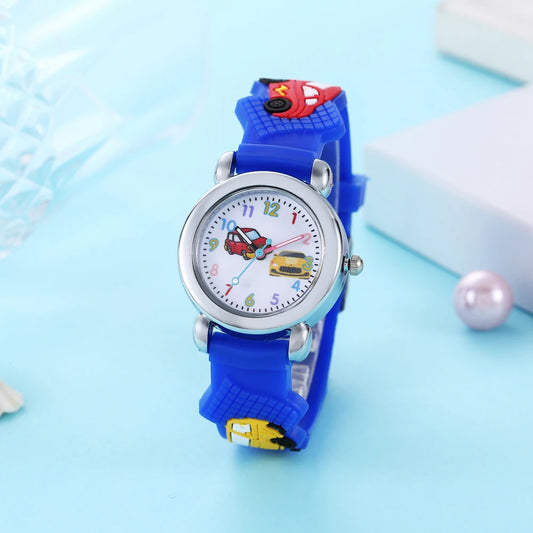Cute Car Kids Watch – 2024 Gift”