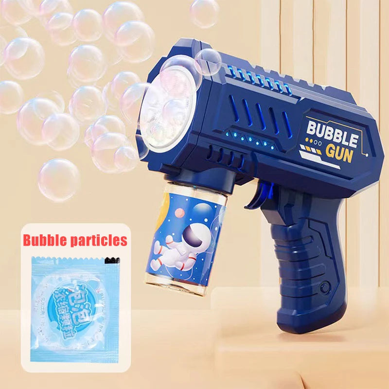 Automatic Bubble Gun – Rocket Bubble Machine for Kids