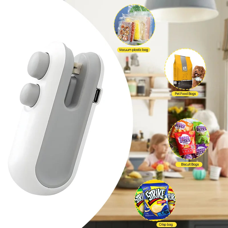 Rechargeable Food Packaging Sealer – Household Use