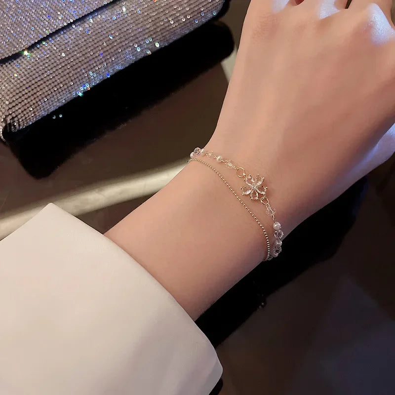 “Gold Stainless Steel Star Bracelet”
