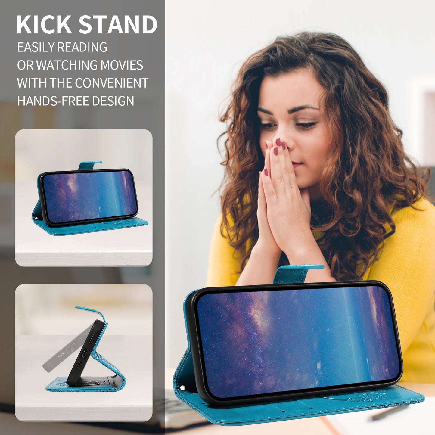 Flip Card Slot Stand Wallet Cover – iPhone