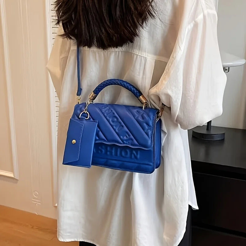 Stylish Women's Crossbody Purse with Coin Pouch