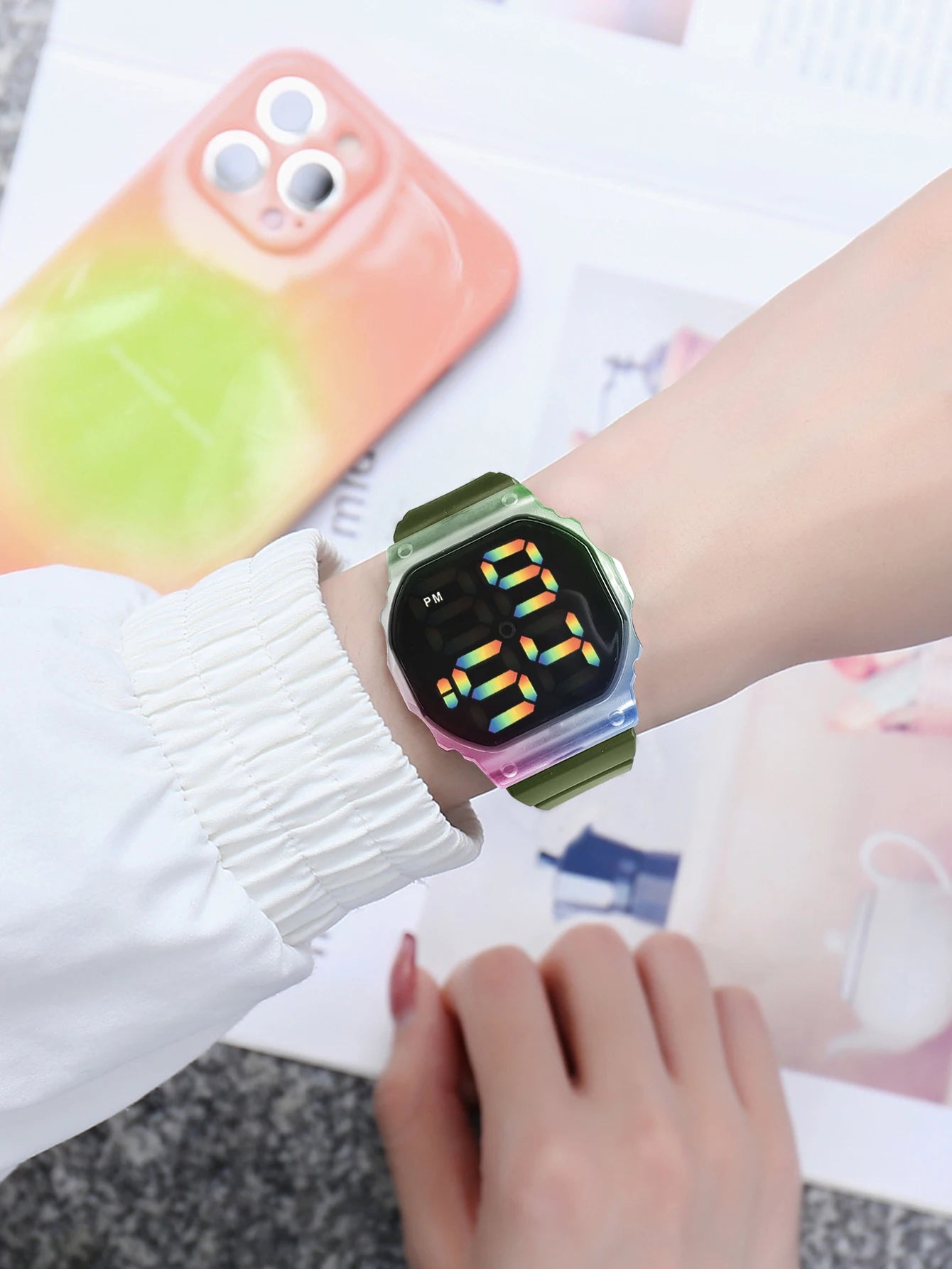 Kids LED Sports Watch Set