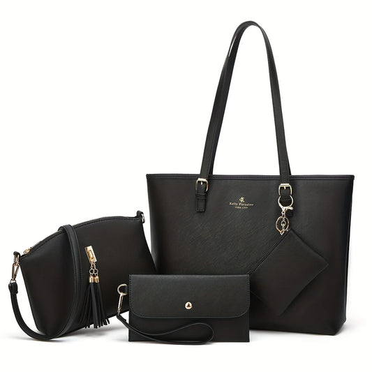 Large Capacity Mother & Child 4-Piece Tote Set