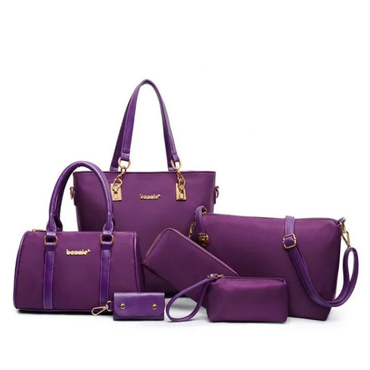 6-Piece Fashion Tote Set