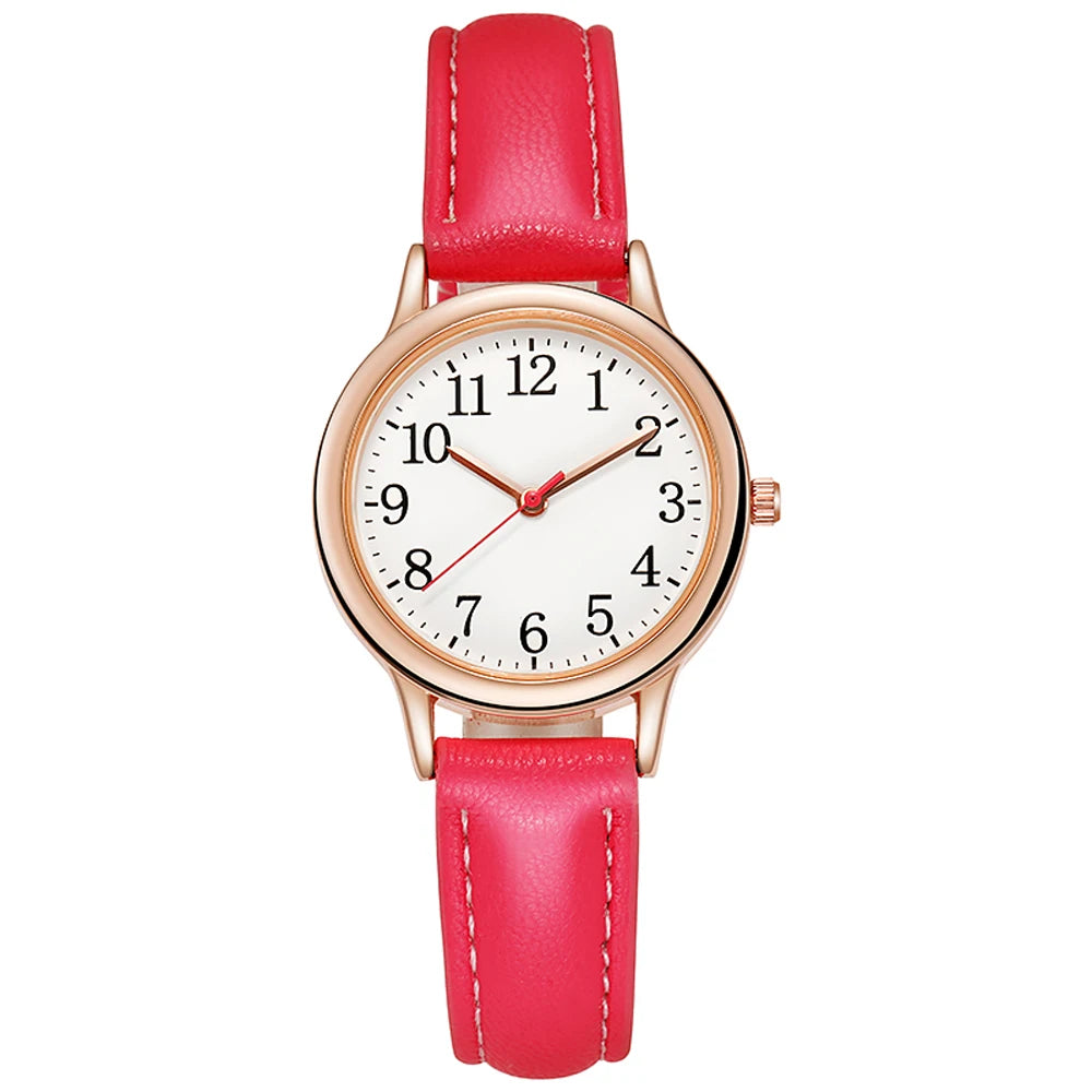 Women’s Fashion Quartz Watch – Easy Read, PU Strap