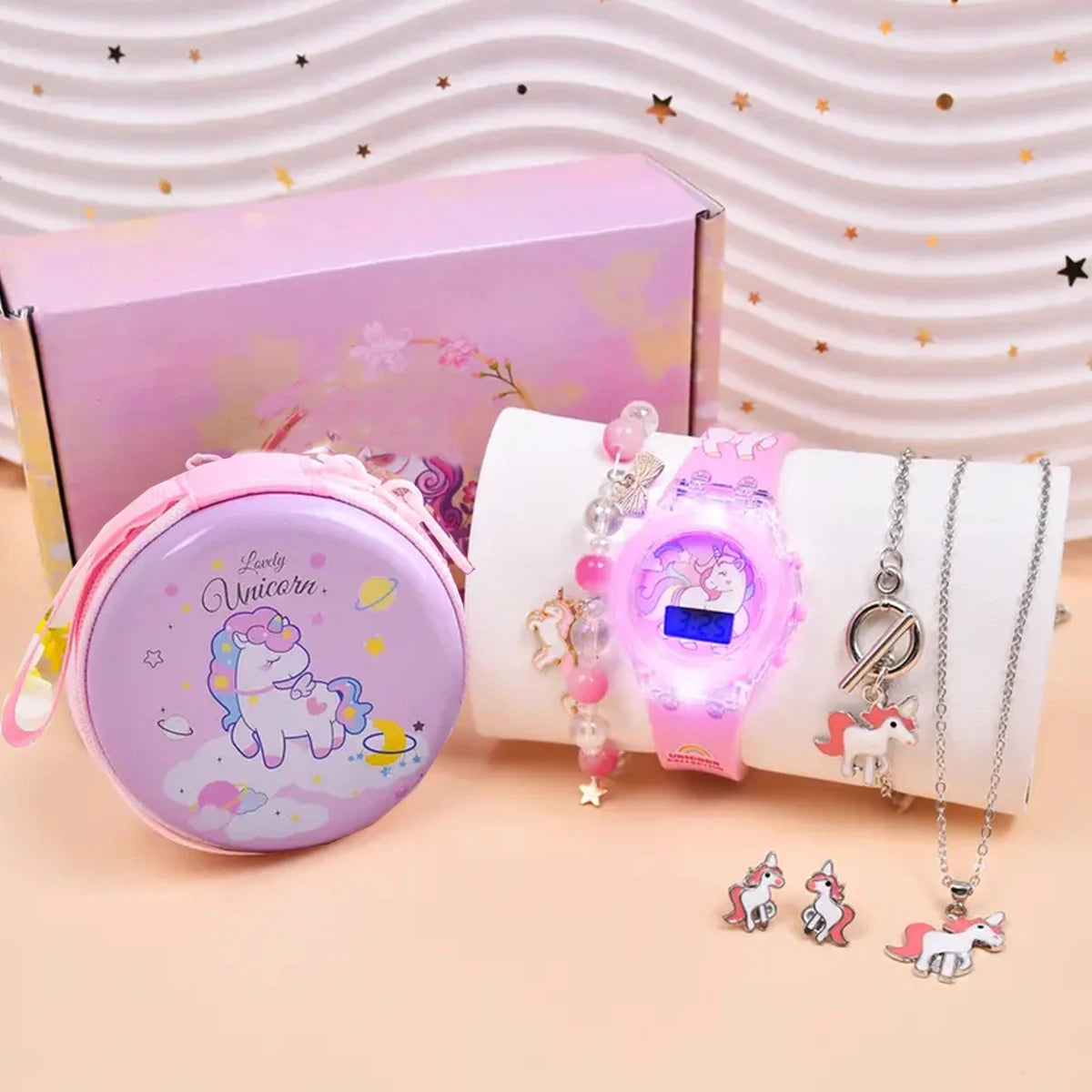 Luminous Unicorn Watch Set