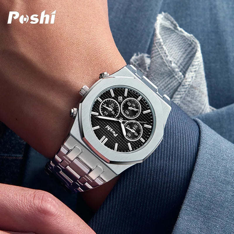POSHI Men's Luxury Quartz Watch