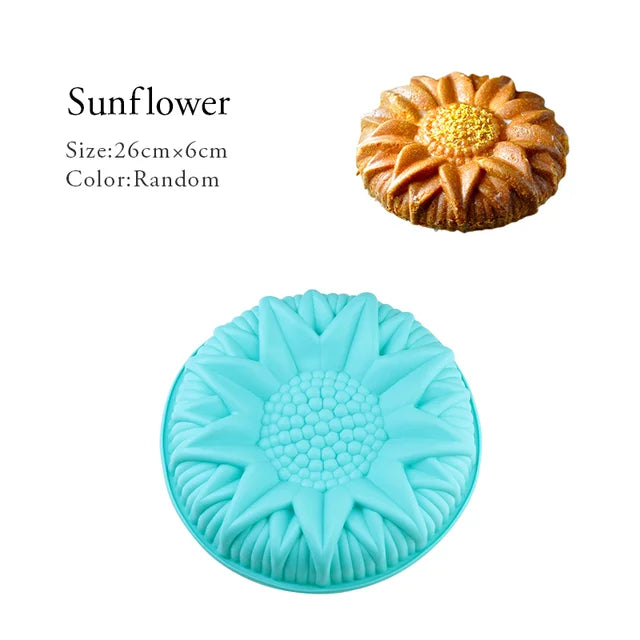 3D Silicone Pastry Mold – Random Colors for DIY Baking