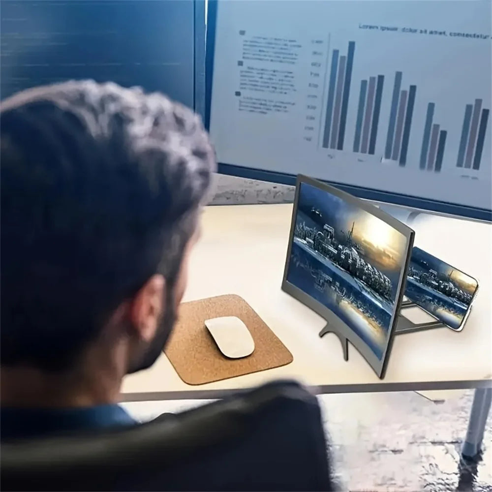 2" HD Phone Screen Amplifier – Curved Display