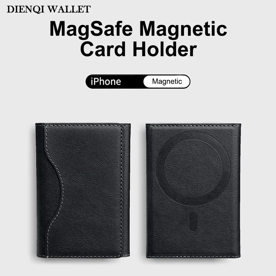 Magnetic Trifold Wallet with Magsafe – PU Leather