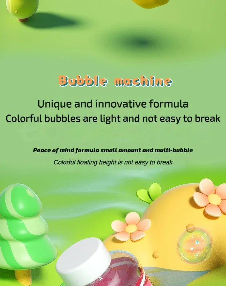 Electric Bubble Gun – Fun Outdoor Toy for Kids