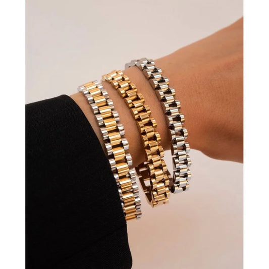Gold-Plated Detachable Bracelet