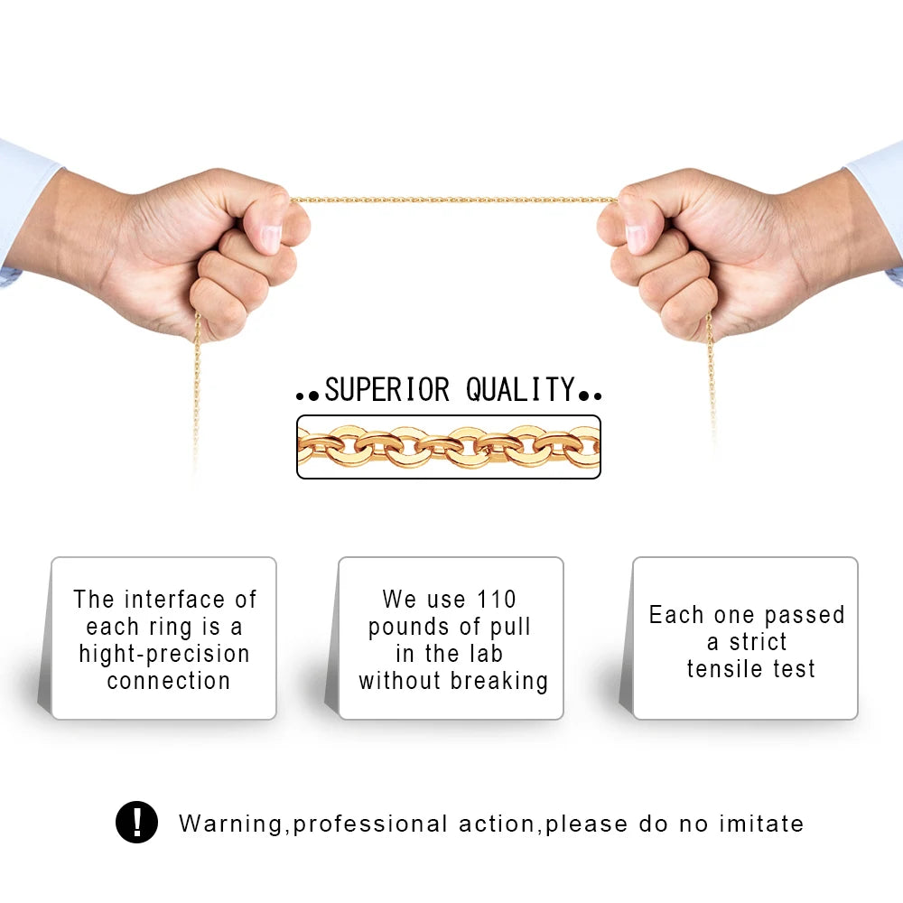 Champagne Gold Plated 925 Silver Necklace