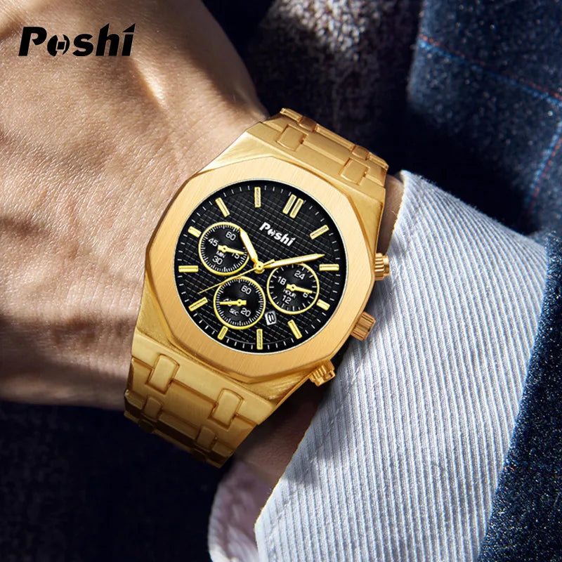 POSHI Men's Luxury Quartz Watch