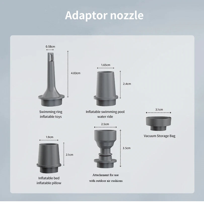 Wireless Air Pump – Portable Outdoor Inflator & Deflator