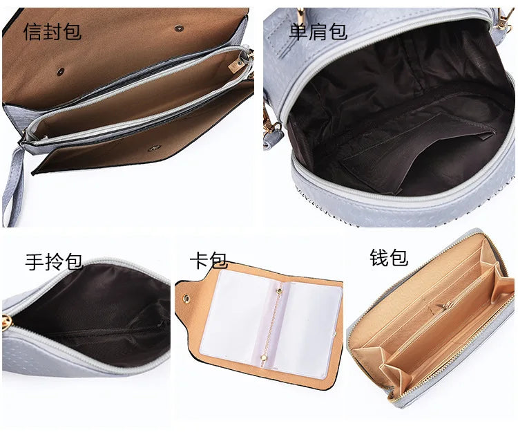 Luxury 6-Piece Handbag Set