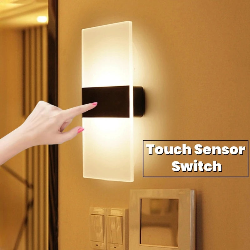 Touch LED Wall Night Light – USB Rechargeable & Wireless
