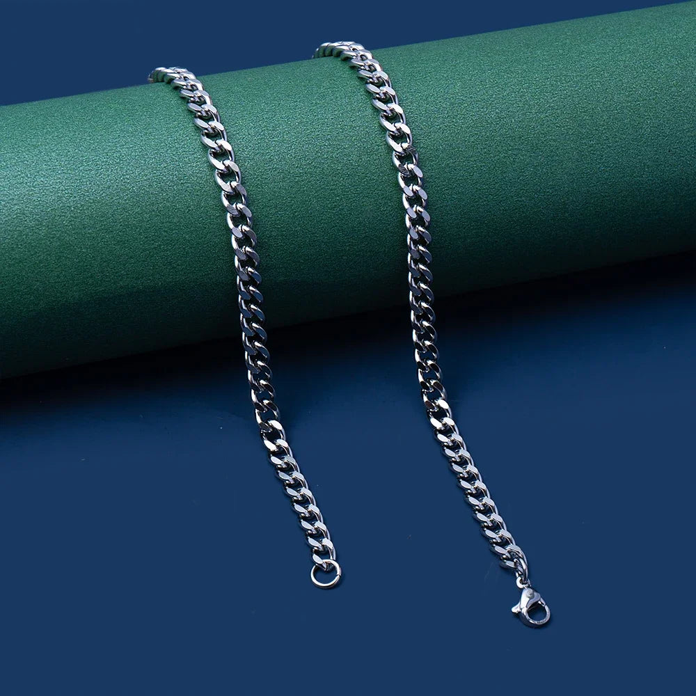 Gold Cuban Chain Necklace Men