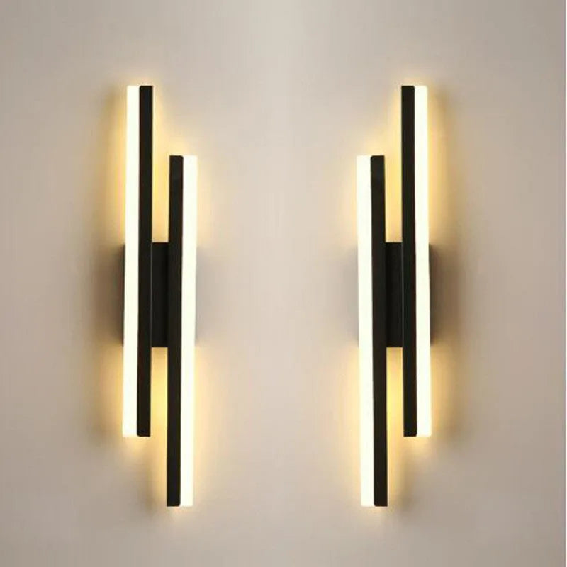 LED Bedroom Wall Lamp with Copper Line Pipe