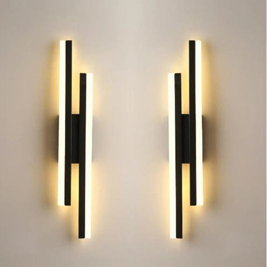 LED Bedroom Wall Lamp with Copper Line Pipe