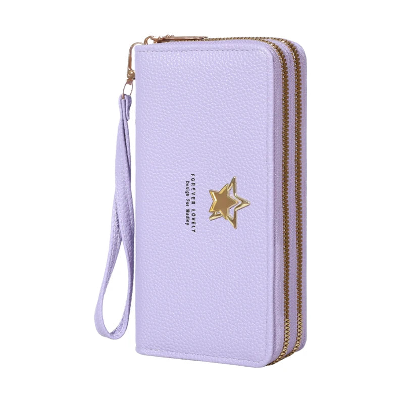 Elegant Hand Clutch with 8 Card Slots & Compartments