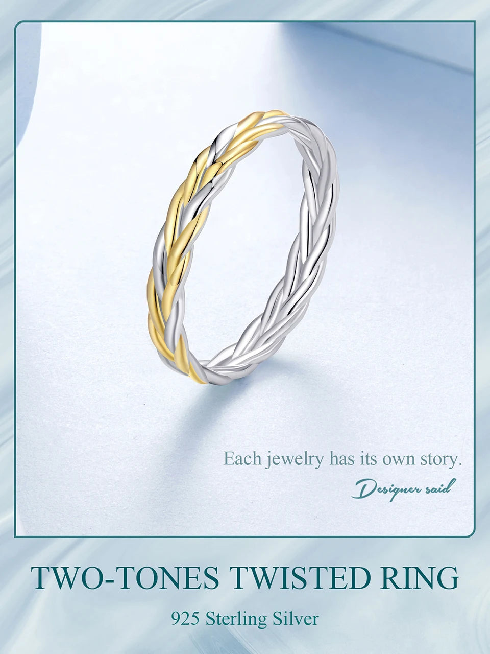 Braided Sterling Silver Ring