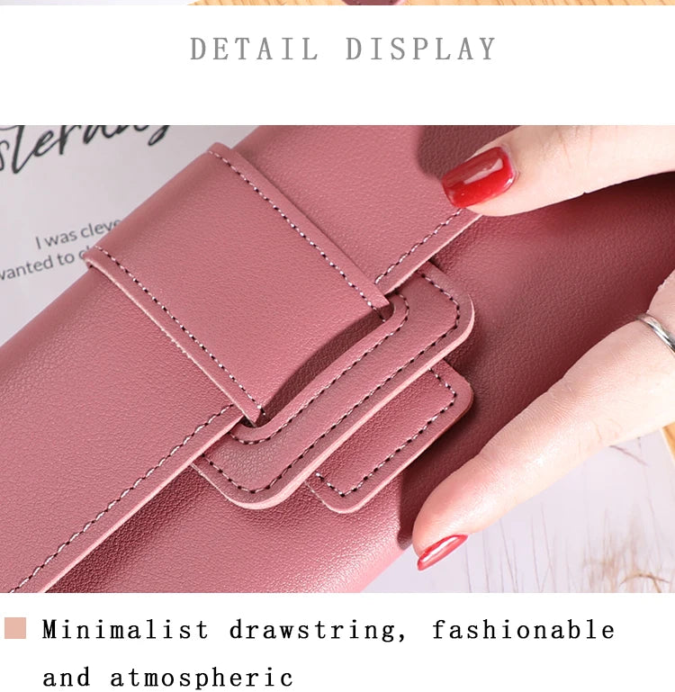 Large Capacity Clutch & Coin Purse for Ladies