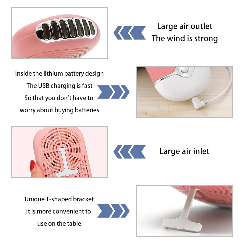 Mini USB Eyelash Fan – Portable Lash Extension Dryer