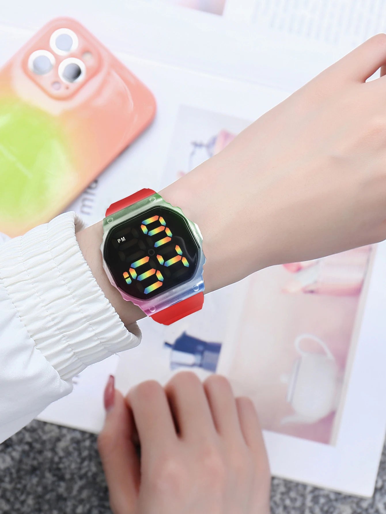 Kids LED Sports Watch Set